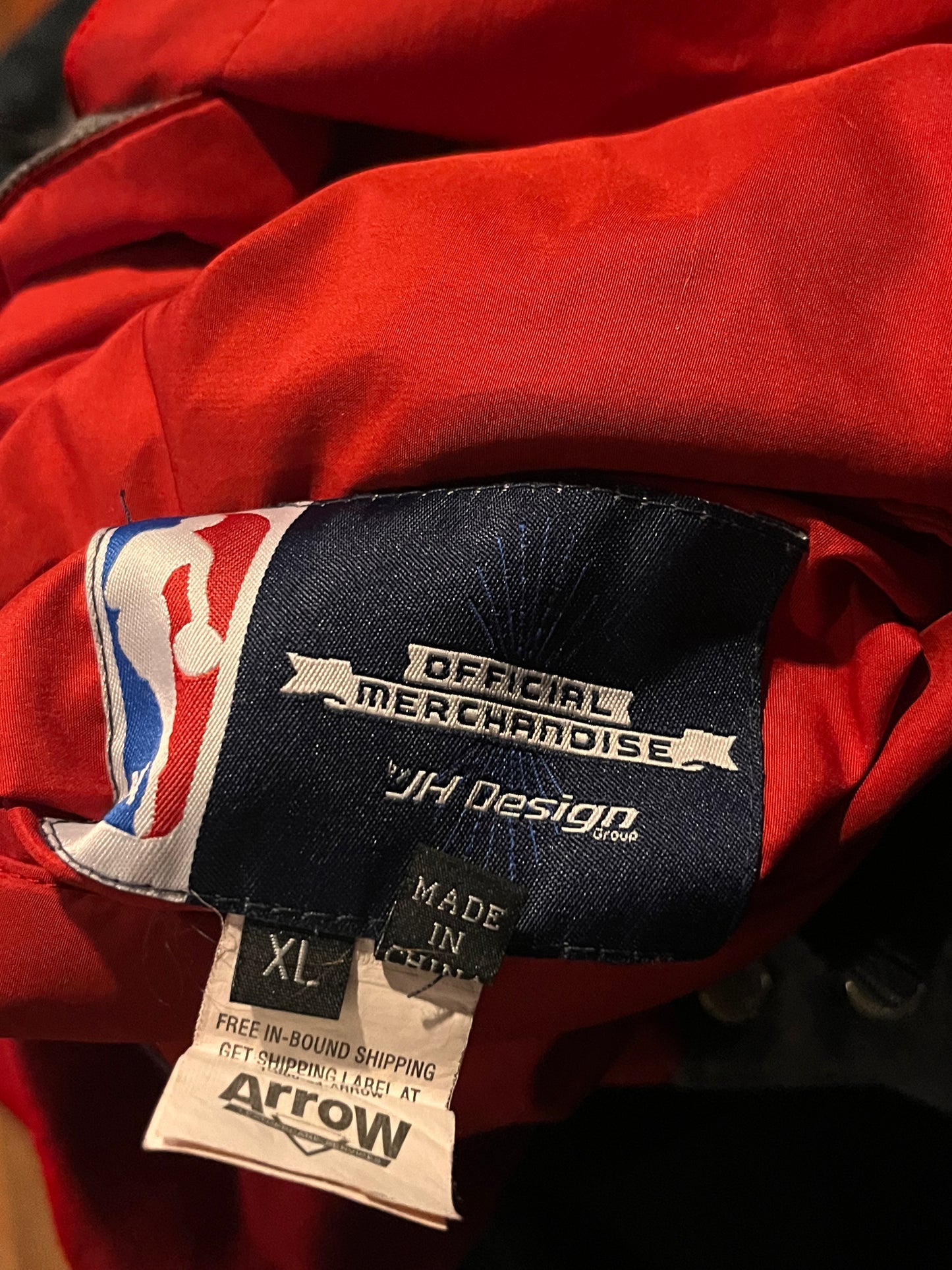 Vintage JH Design Chicago Bulls Reversible Jacket
