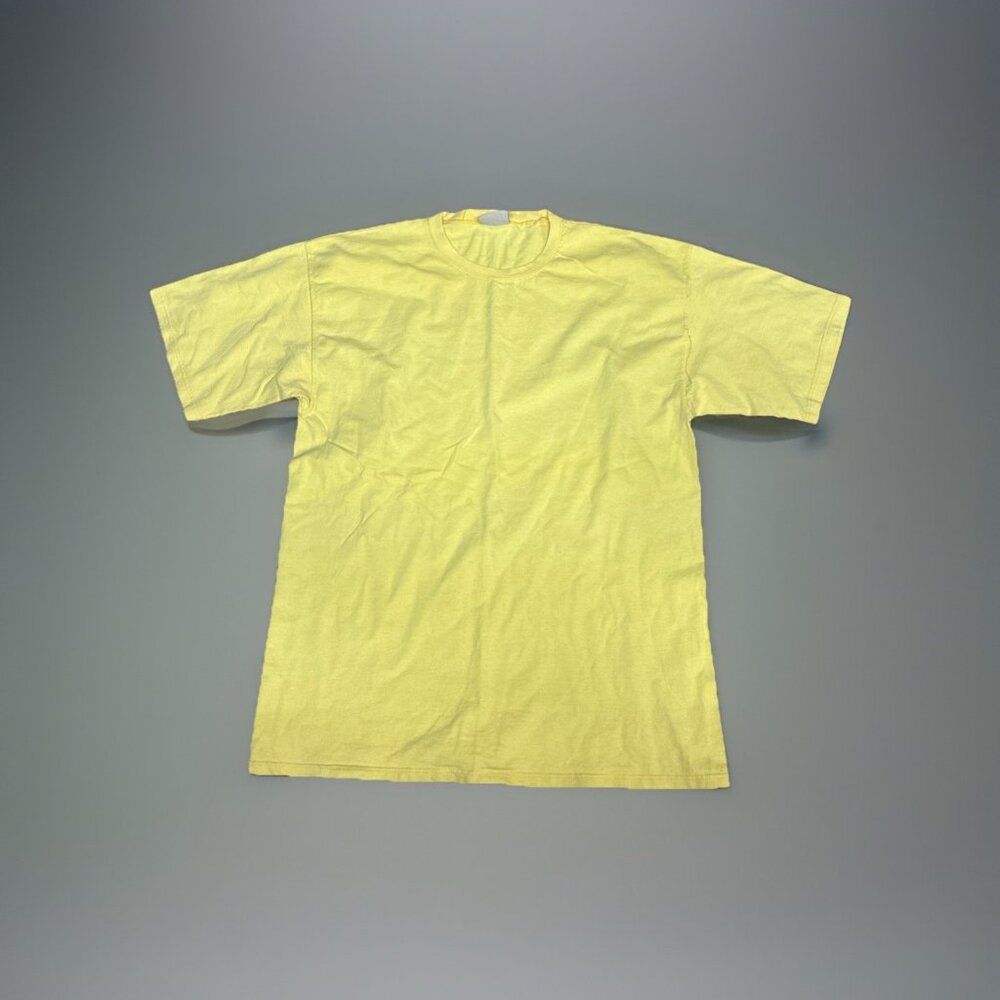 Vintage 90s Pluma Heavyweight Cotton Made in USA Blank Tee