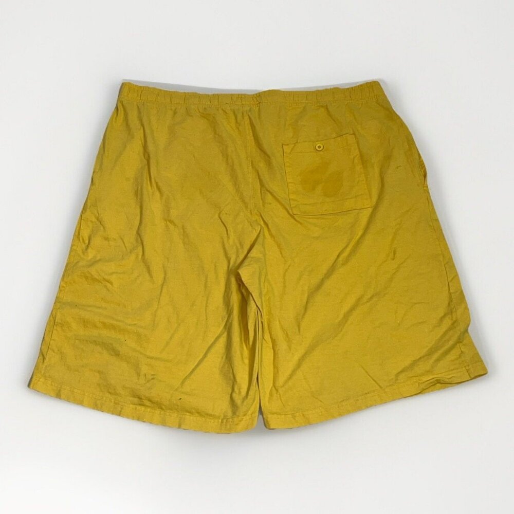 Y2K Fubu The Collection Yellow Sweat Shorts
