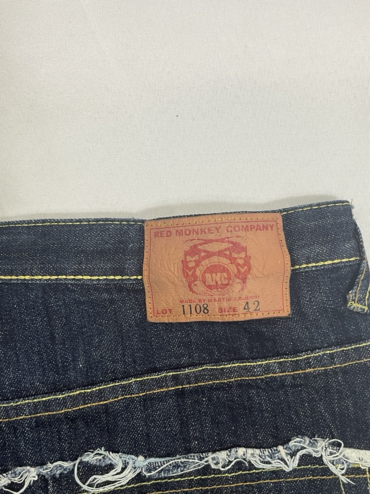 Red Monkey Martin Ksohoh Japanese Denim Shorts