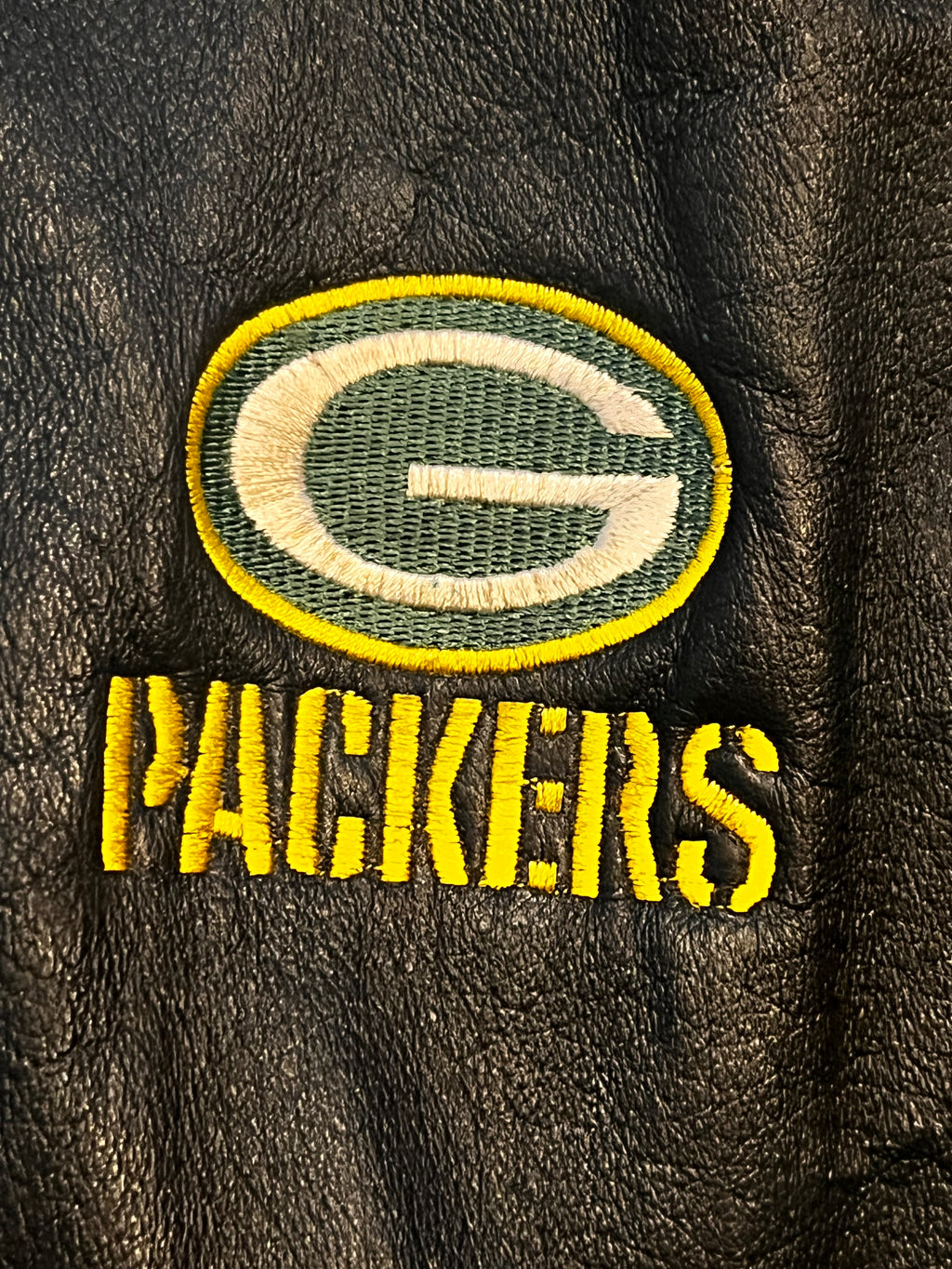 90s Starter Super Bowl 31 Leather Jacket