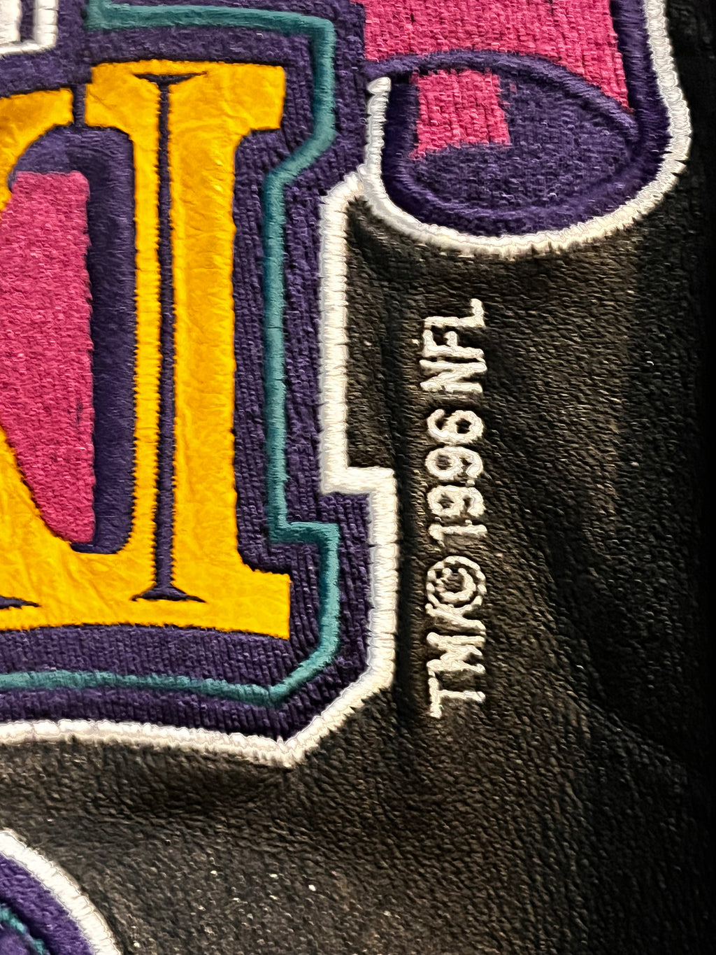 90s Starter Super Bowl 31 Leather Jacket