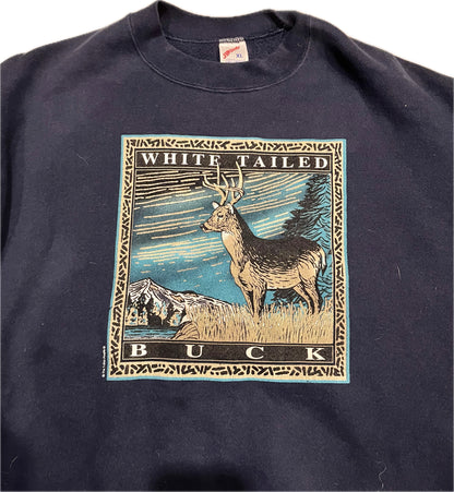 90s Jerzees Wildlife Crewneck Sweatshirt
