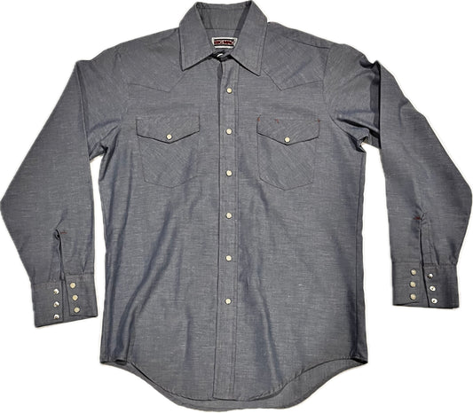 70s Big Mac Chambray Western Shirt