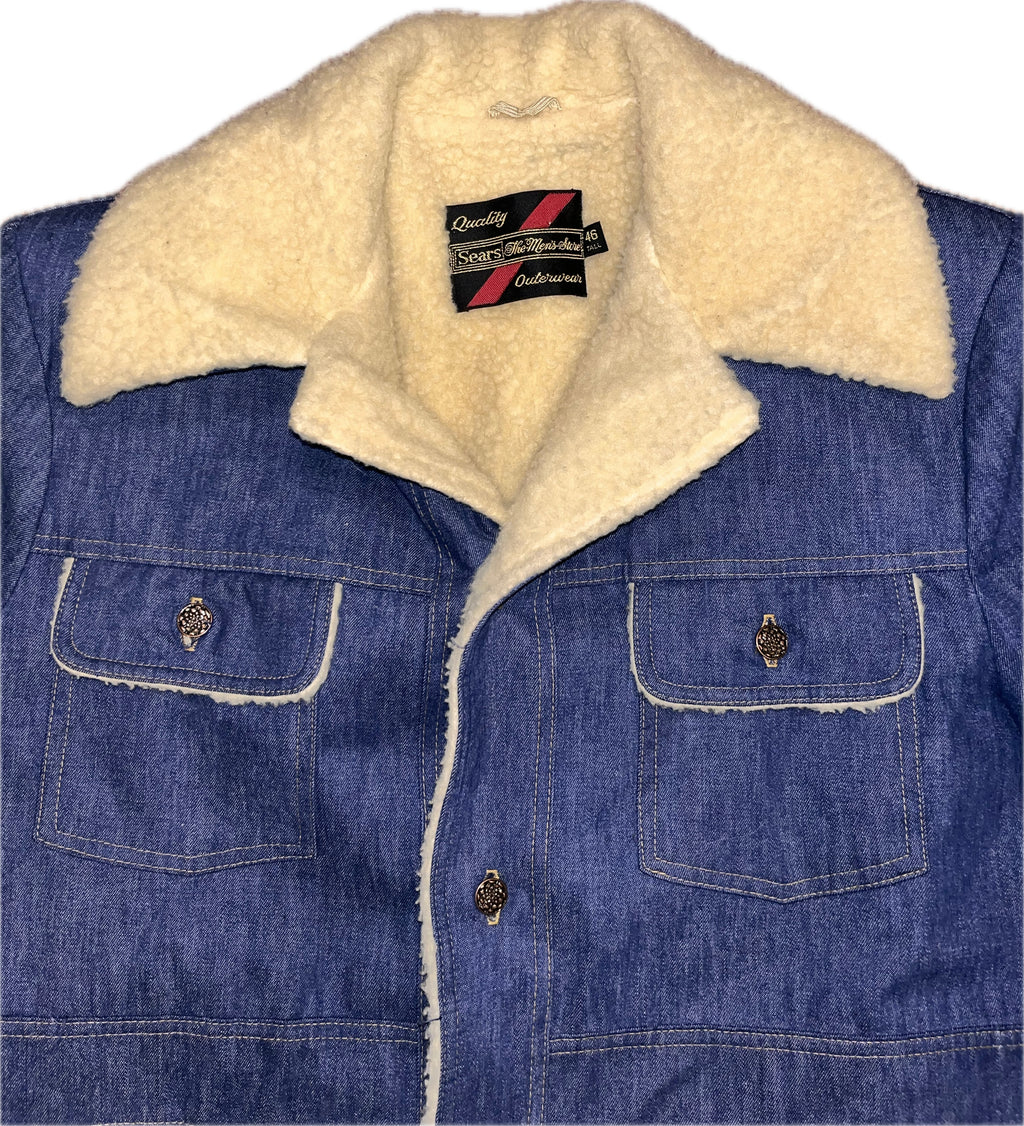 70s Sears Denim Chore Jacket