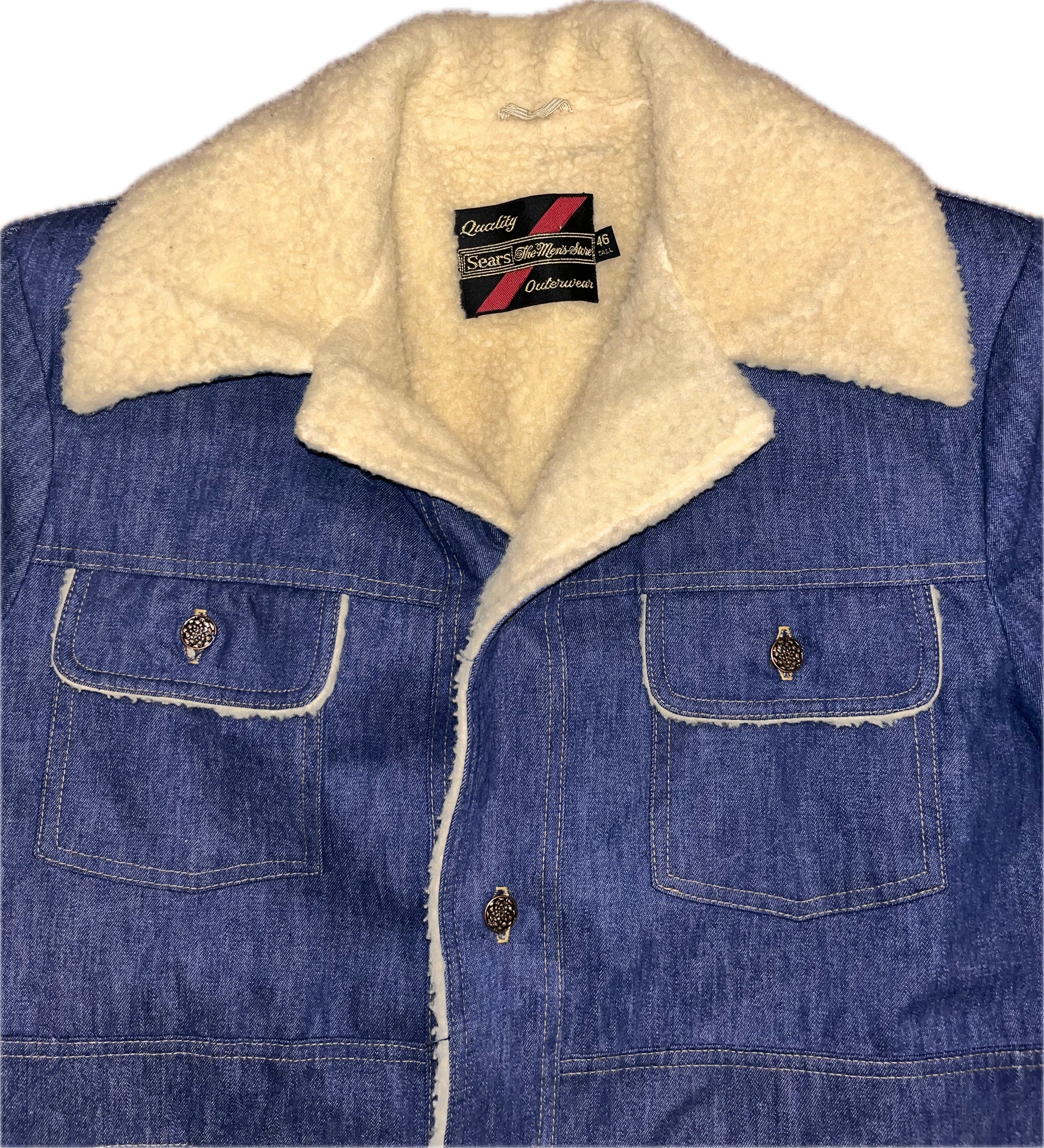 70s Sears Denim Chore Jacket