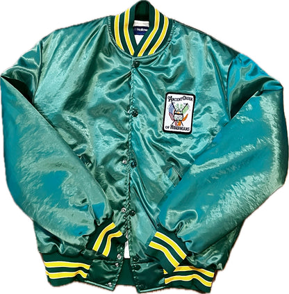 90s Green Satin Jacket