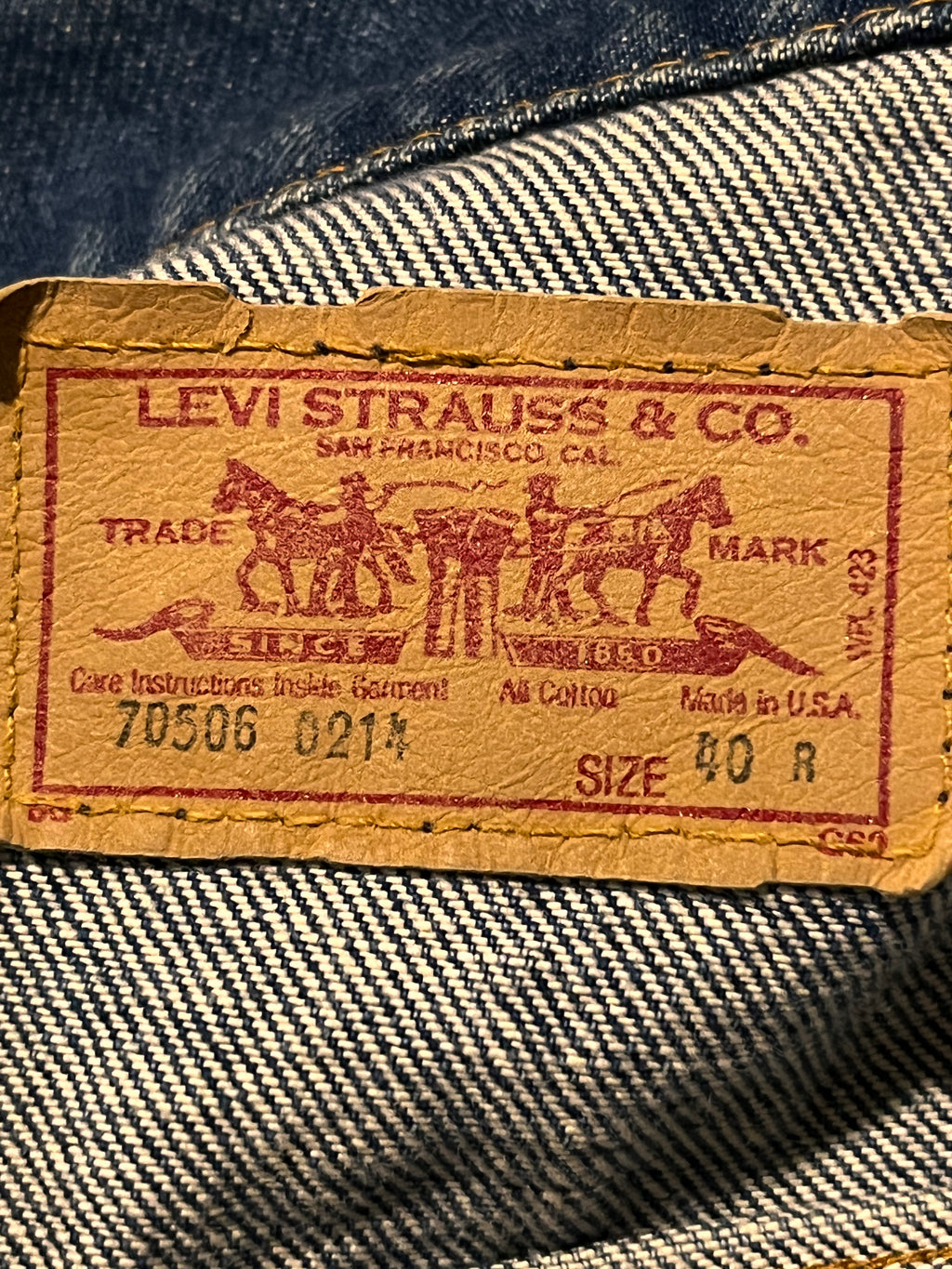 90s Levi’s Type III Denim Jacket