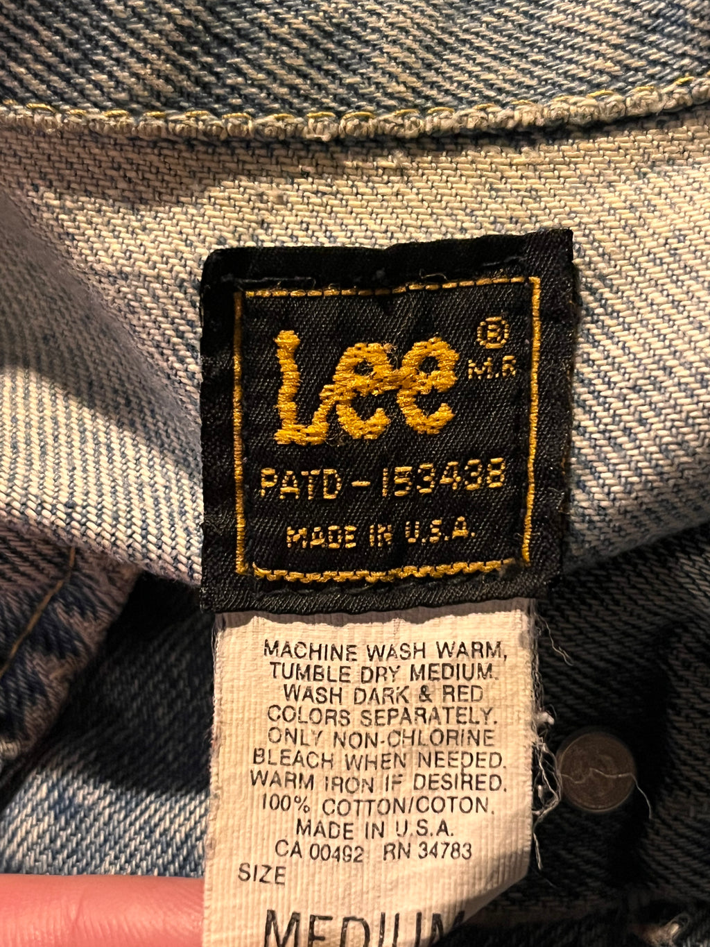 80s Lee Stormriders Denim Jacket