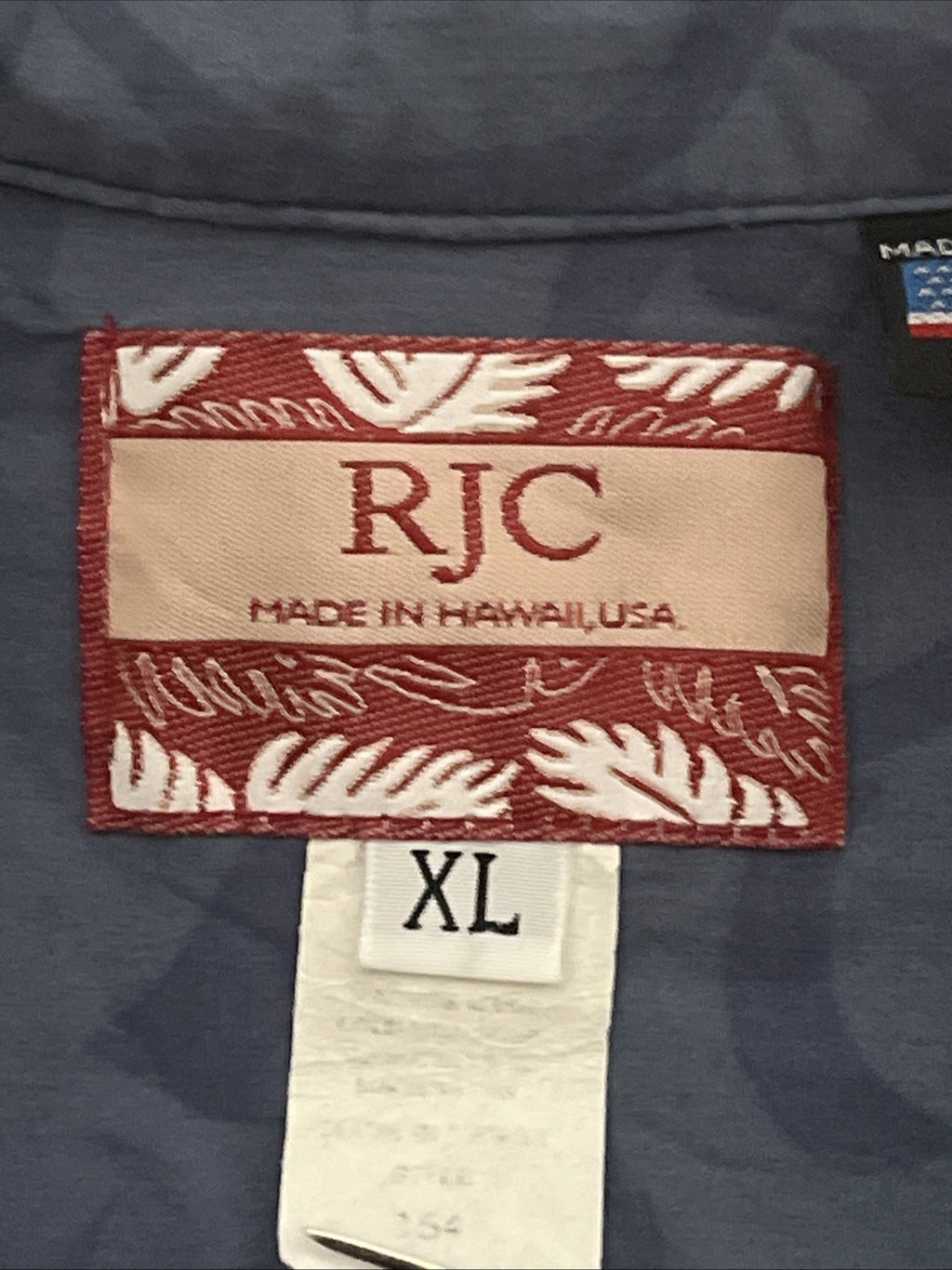 RJC Hawaiian Shirt Surf Boards Men's XL 100% Cotton Made in Hawaii USA