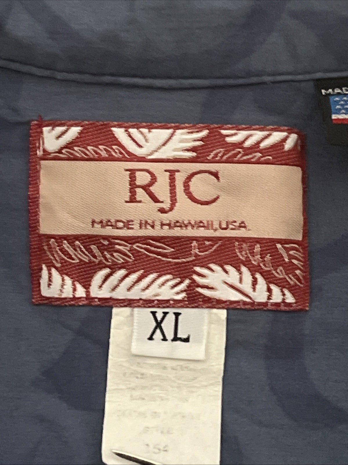 RJC Hawaiian Shirt Surf Boards Men's XL 100% Cotton Made in Hawaii USA