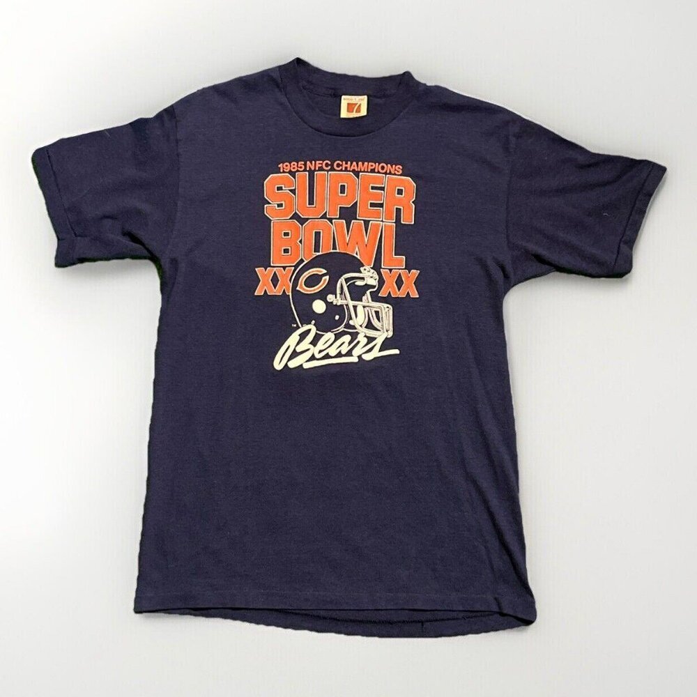 Vintage Chicago Bears 1985 Super Bowl XX Tee Shirt