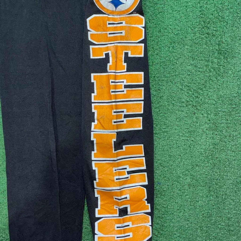 Vintage Logo 7 Pittsburgh Steelers Sweatpants