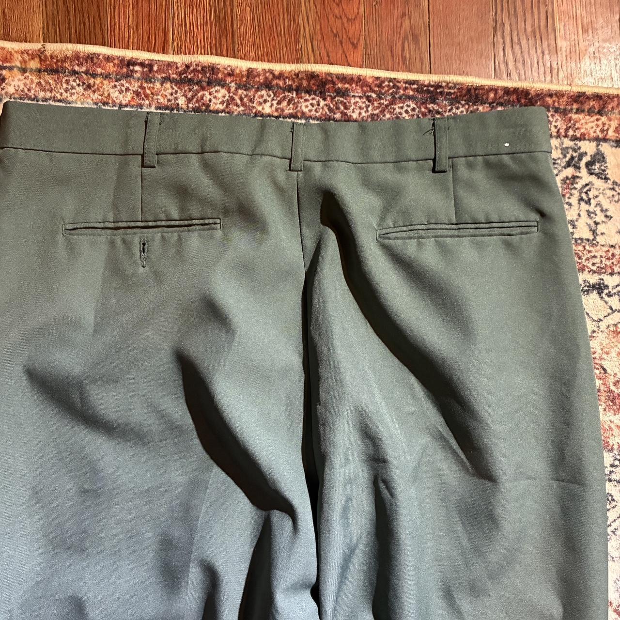Haband Men's Green and Khaki Trousers