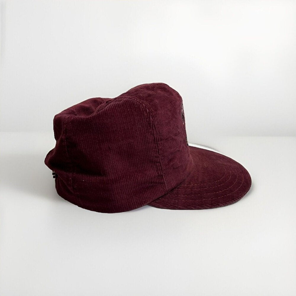Vintage Saddlesmith Outfitters Approved Corduroy Snapback Hat