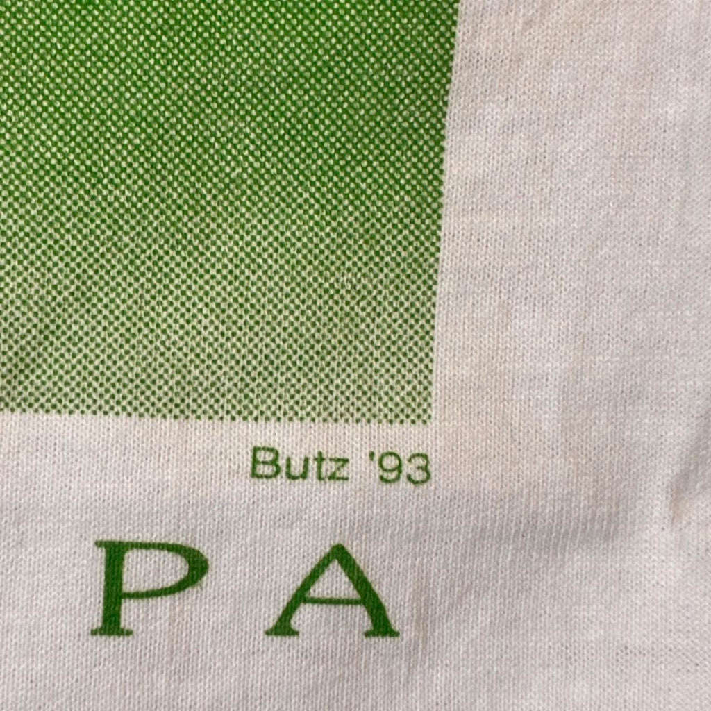 Screen Stars Men's White and Green T-shirt