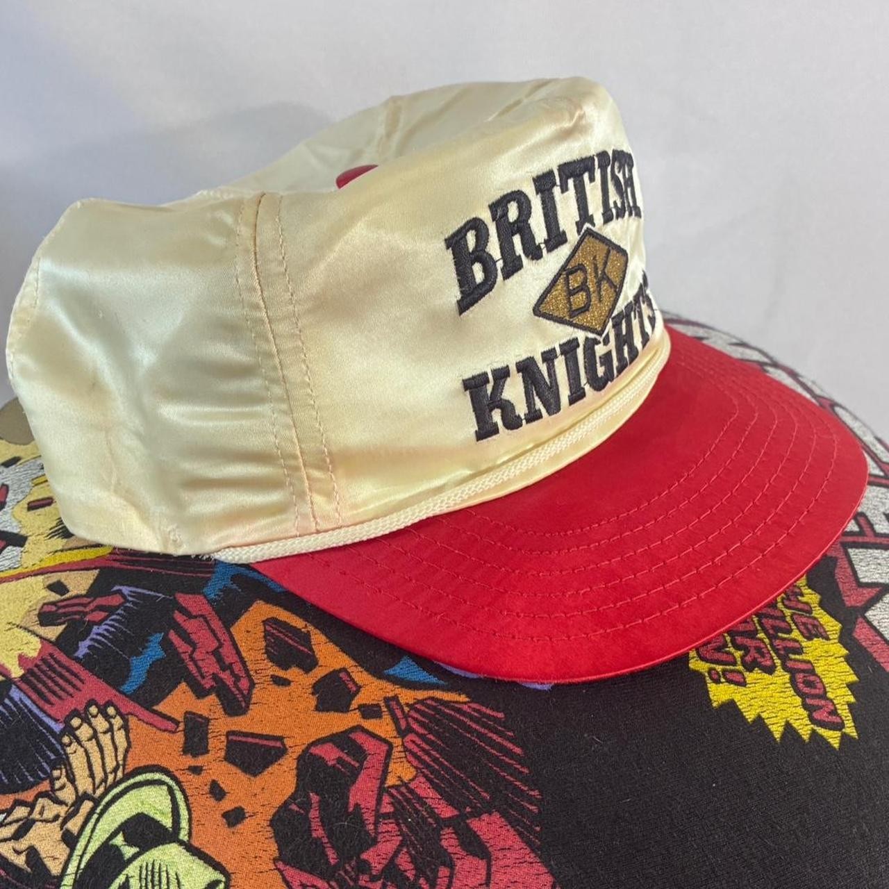 Vintage British Knights Satin Strapback Hat