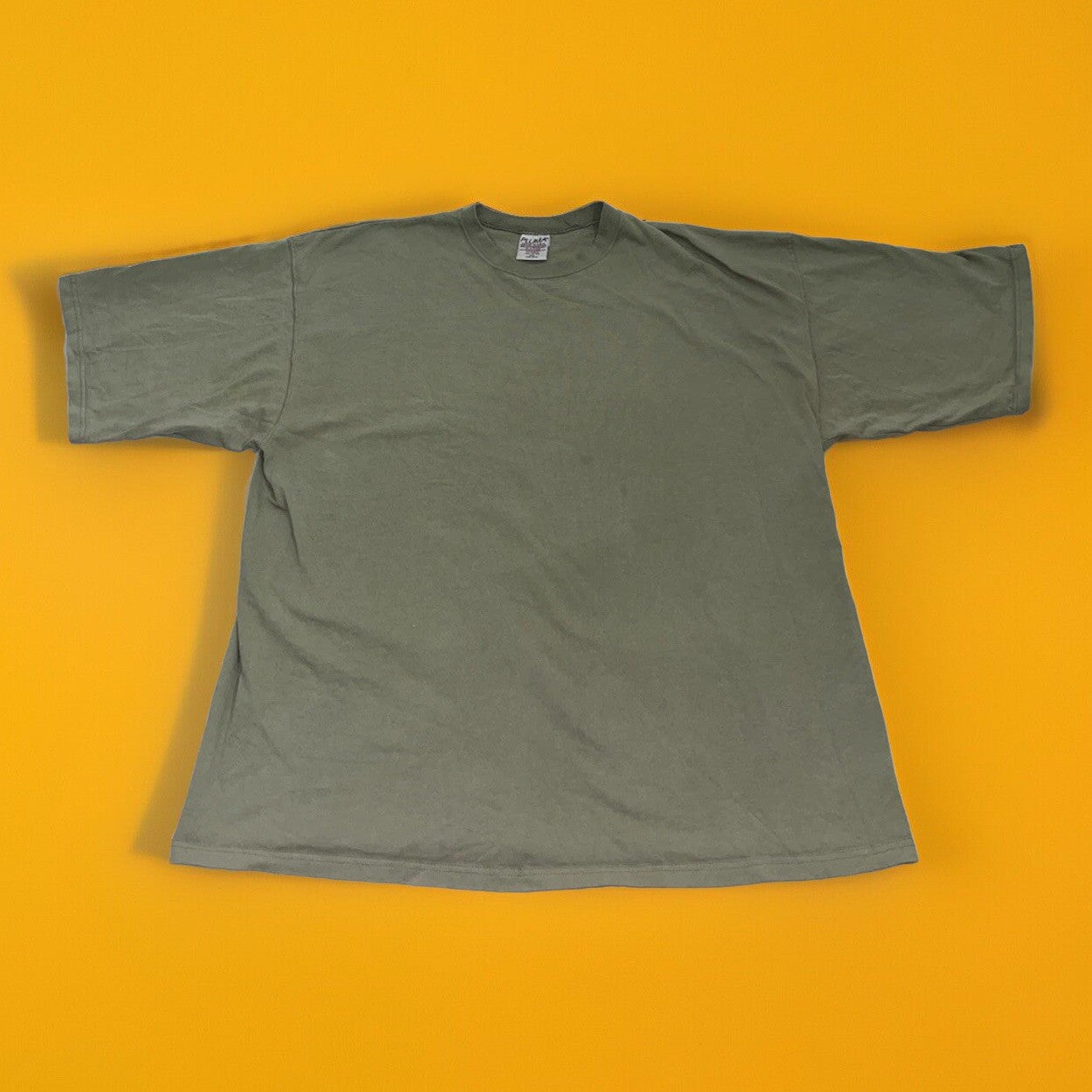 Vintage Y2K Pluma Blank Sage Green T Shirt