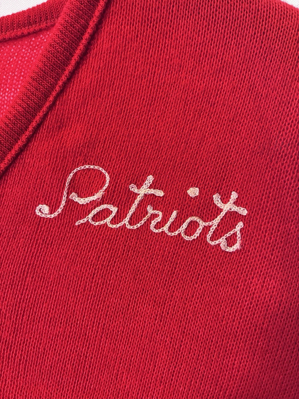 60s Patriots Chain Stitch Sweater