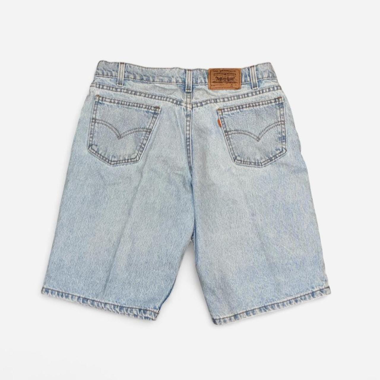 Vintage Levi's 550 Orange Tab Denim Shorts