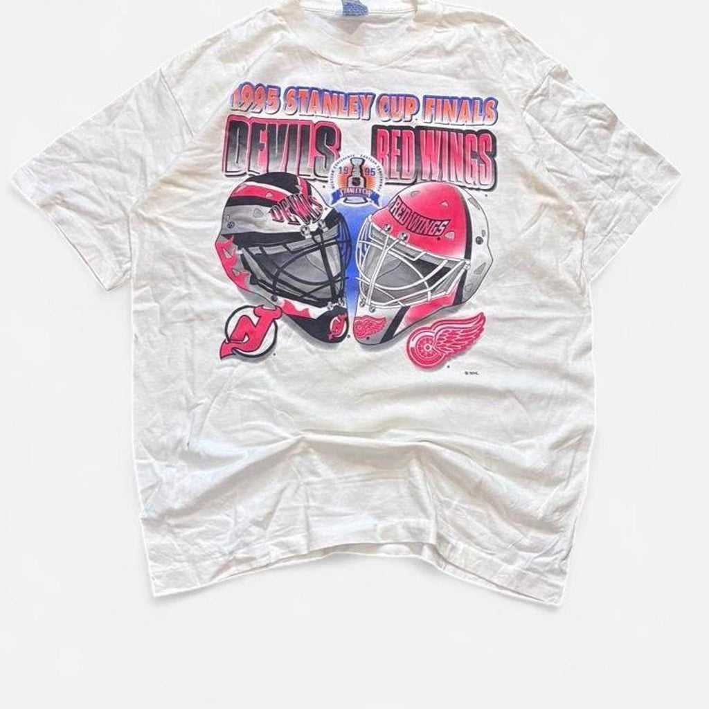1995 Stanley Cup Finals Devils vs Red Wings Salem Sportswear t-shirt
