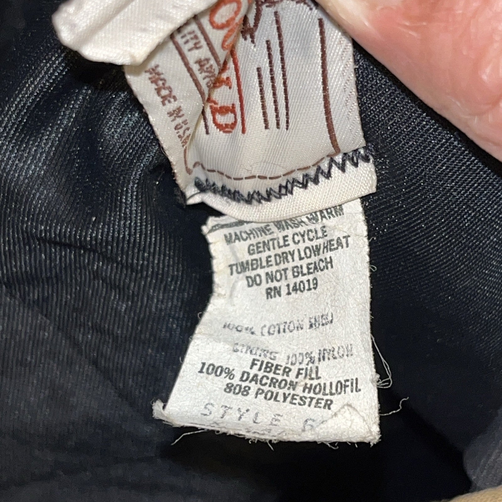 Vintage Woodfield Camo Quilted Hooded Coat