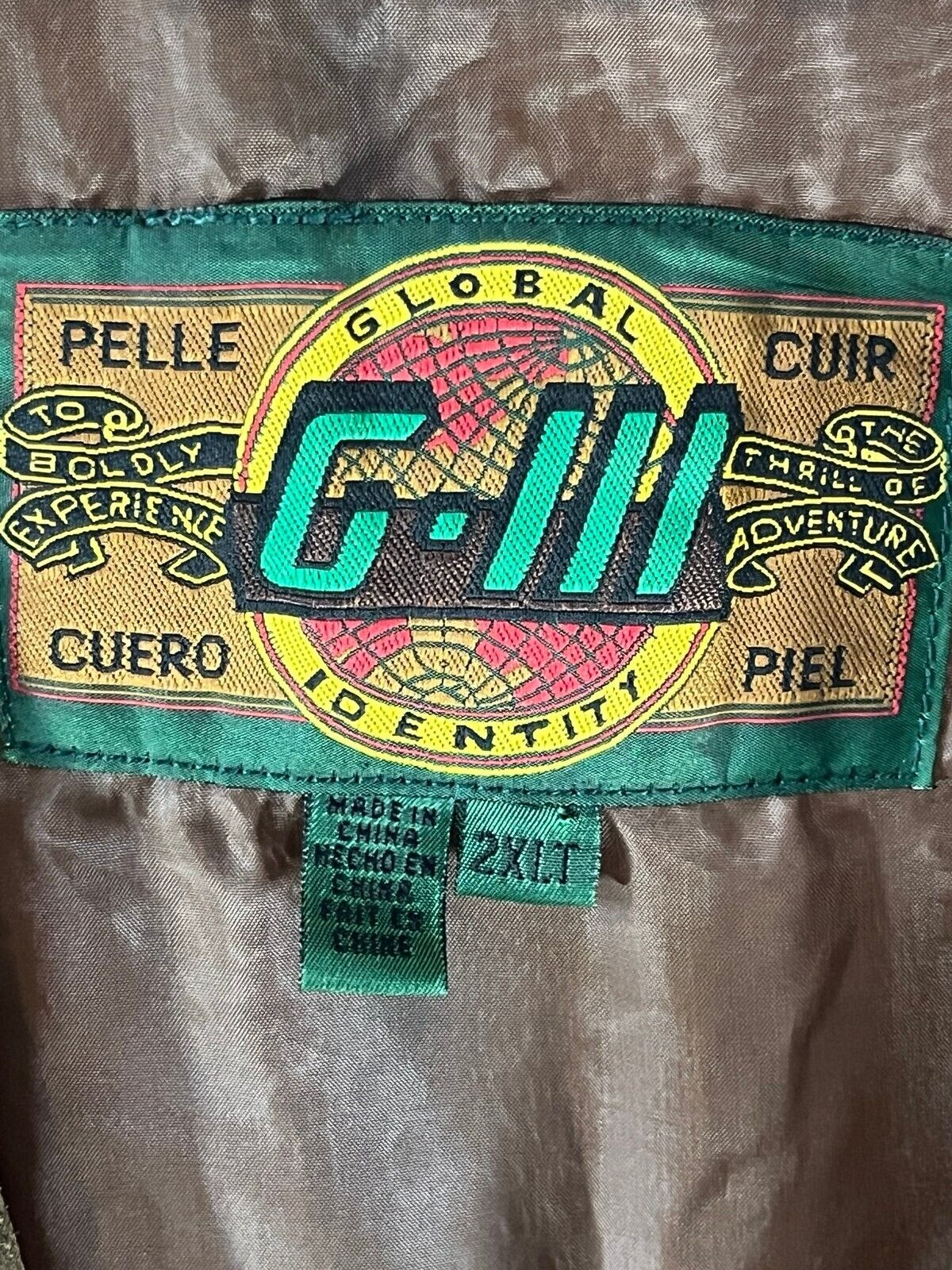 Vintage G-III Leather Vest Waistcoat