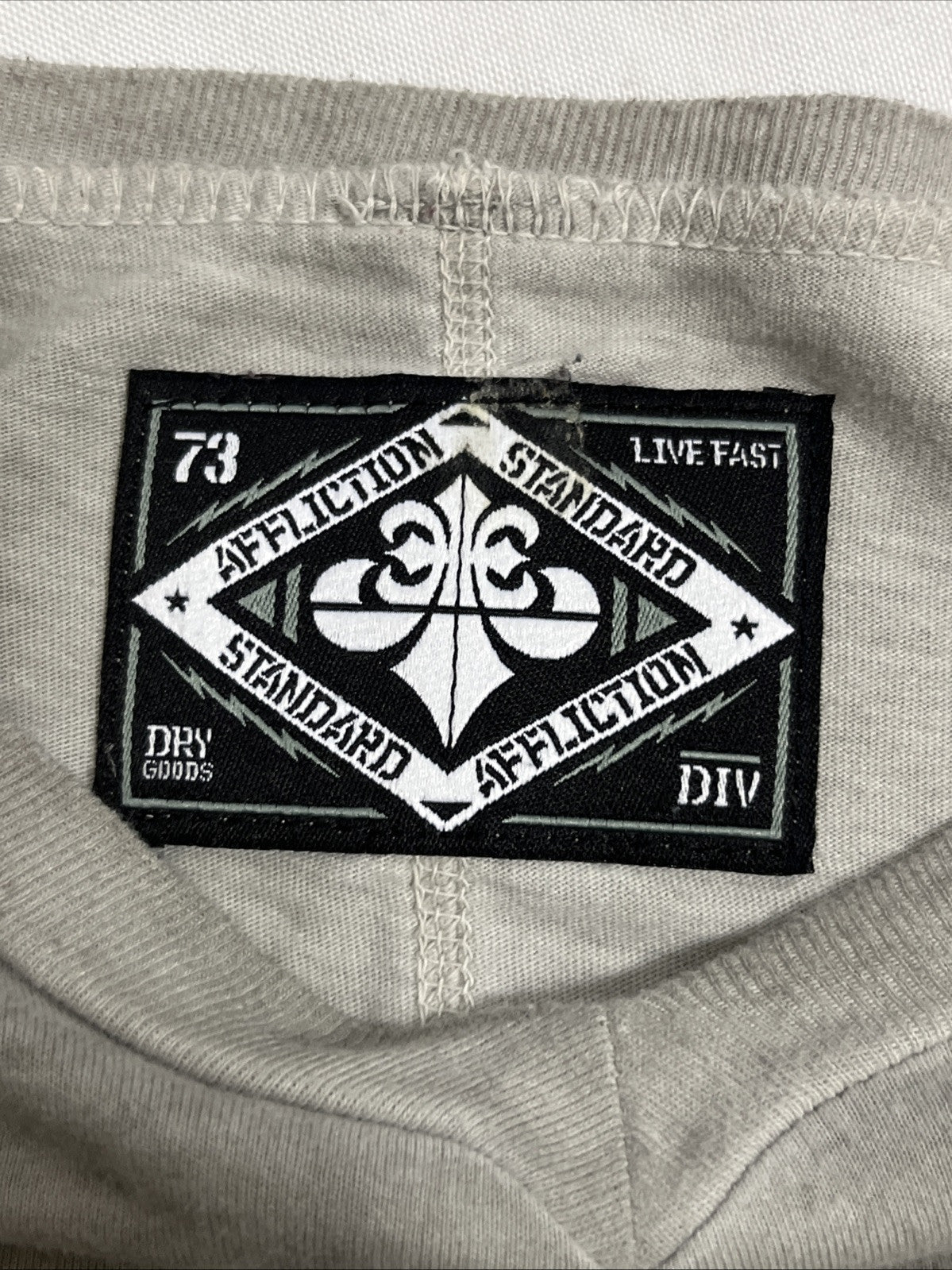 Y2K Affliction Logo Long Sleeve T Shirt