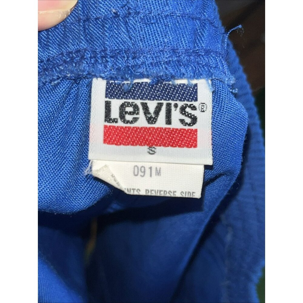 Vintage Levi’s Olympic Shorts Mens Med Red Running 80s Sport Pocket Athletic USA