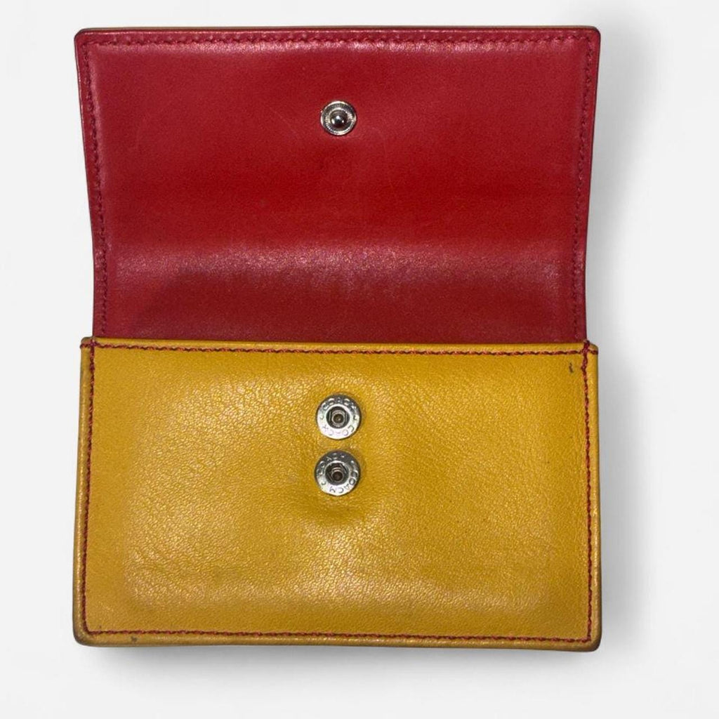 Vintage Coach Women's Yellow Wallet