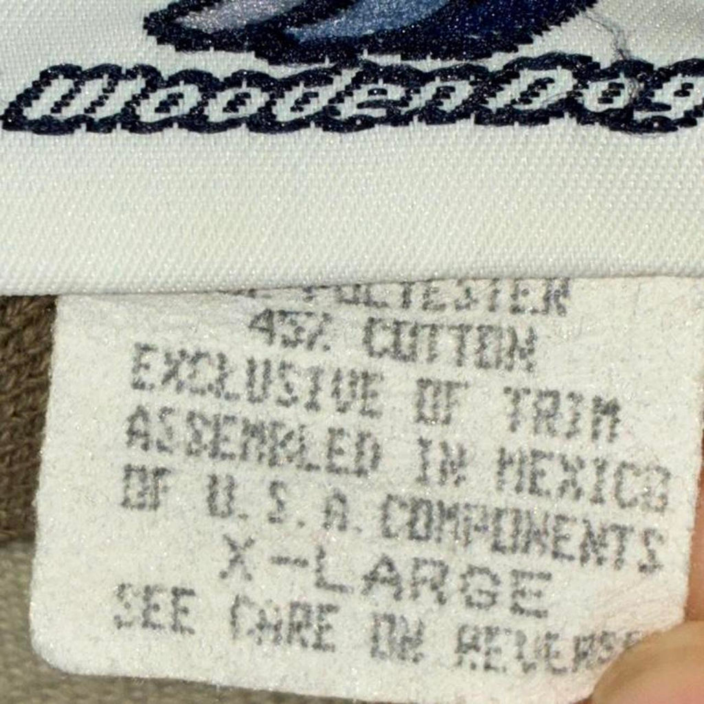 Y2K Wooden Dog Tan Quarter Zip Knit Polo