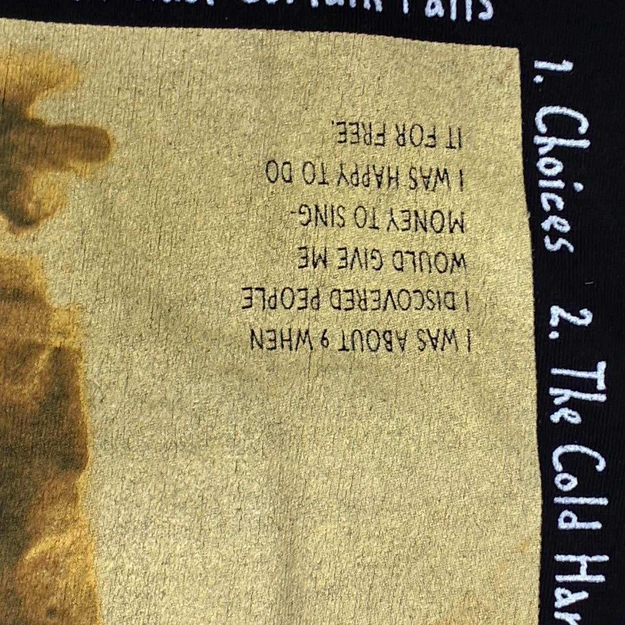 Black Vintage George Jones We All Have Choices Sz L Country Music Tour Tee