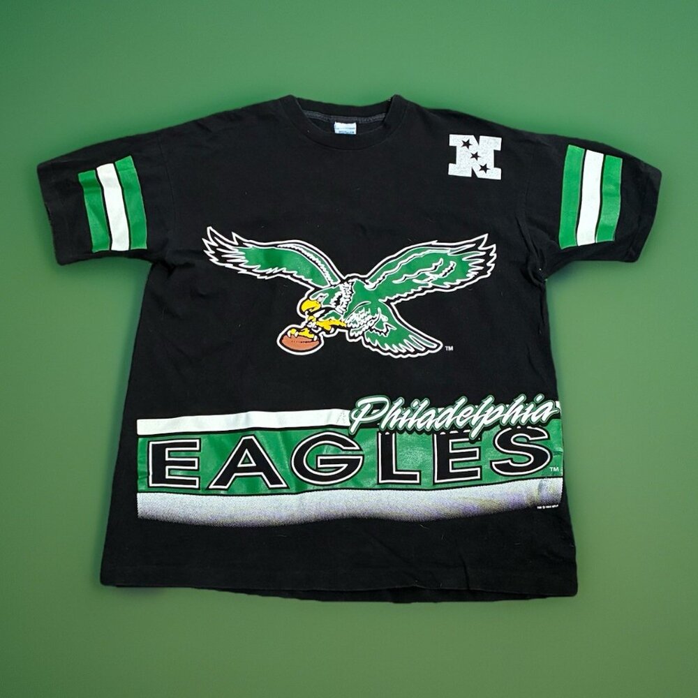 90s Philadelphia Eagles Salem Sportswear AOP T Shirt