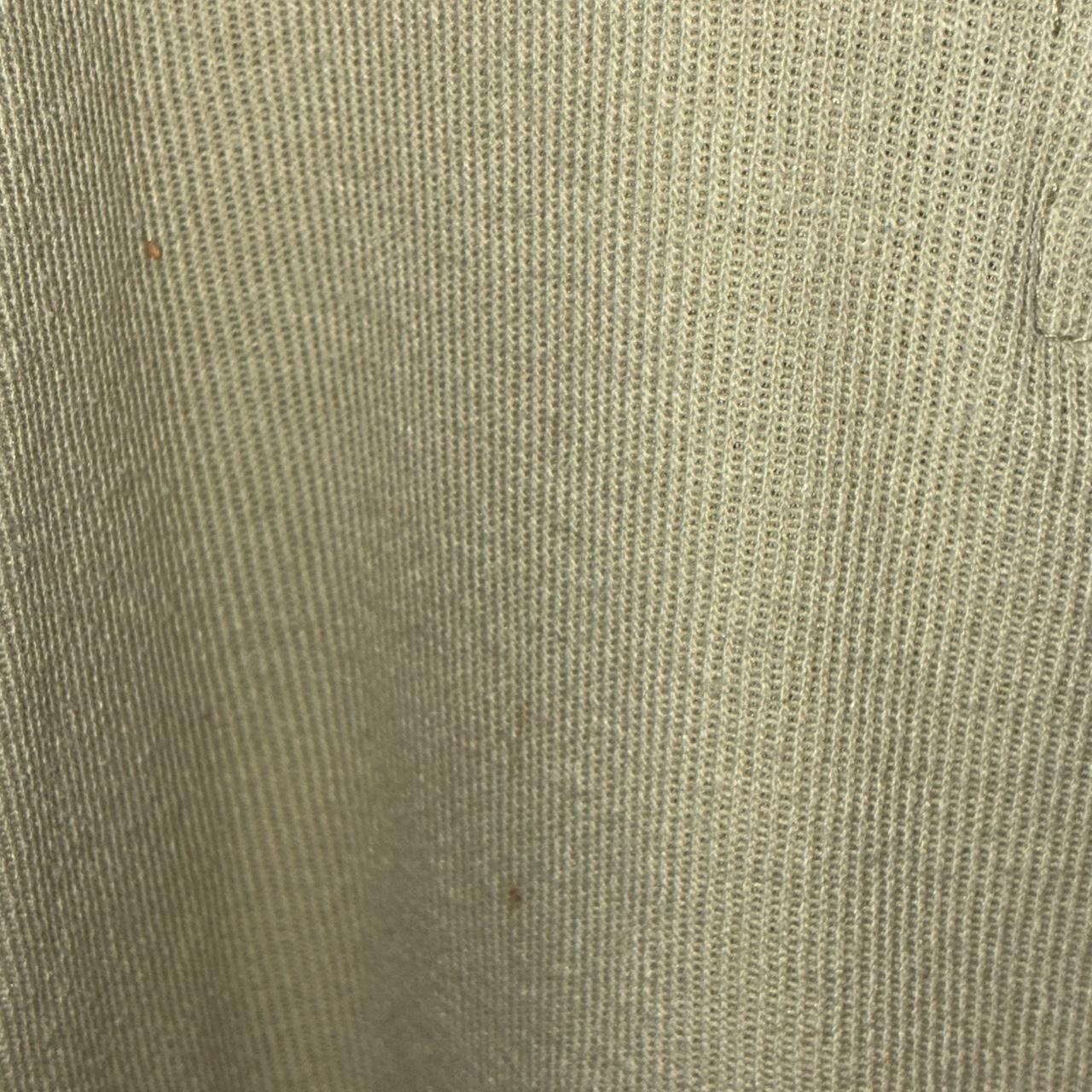 Y2K Wooden Dog Tan Quarter Zip Knit Polo