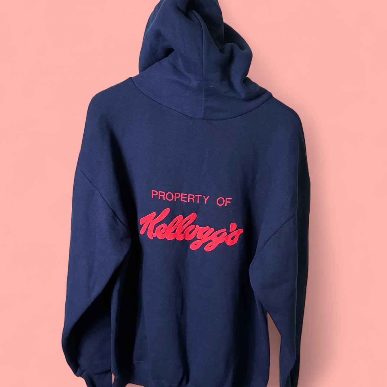 Navy Blue Jerzees Kelloggs Hoodie