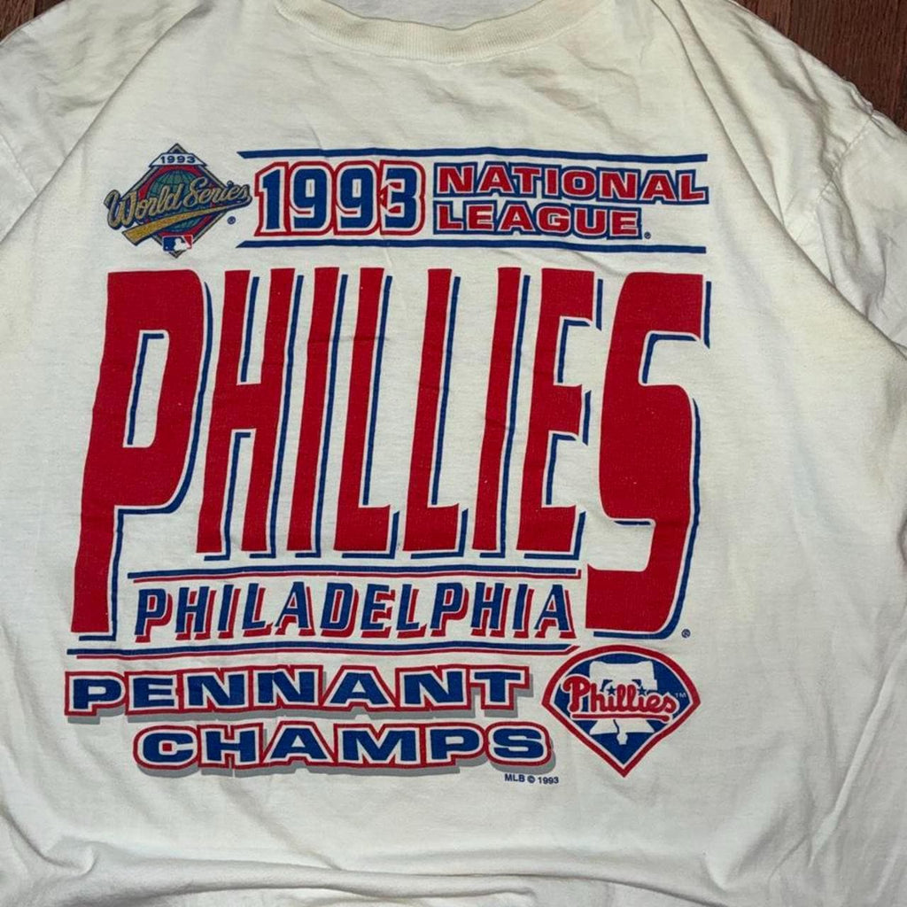 Vintage 90s Philadelphia Phillies National League Pennant Champs T Shirt
