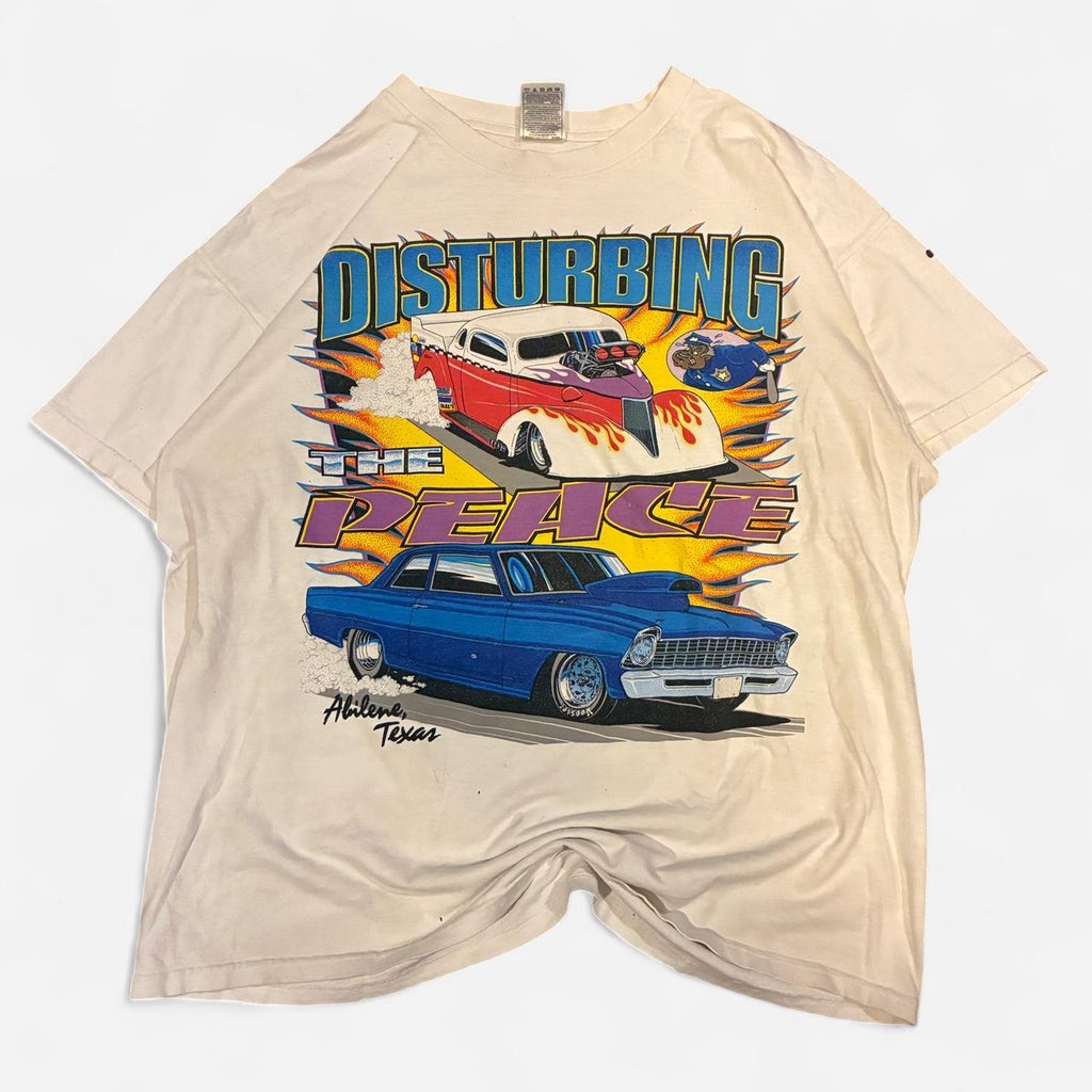 90s Disturbing the Peace Abilene Texas Car T Shirt
