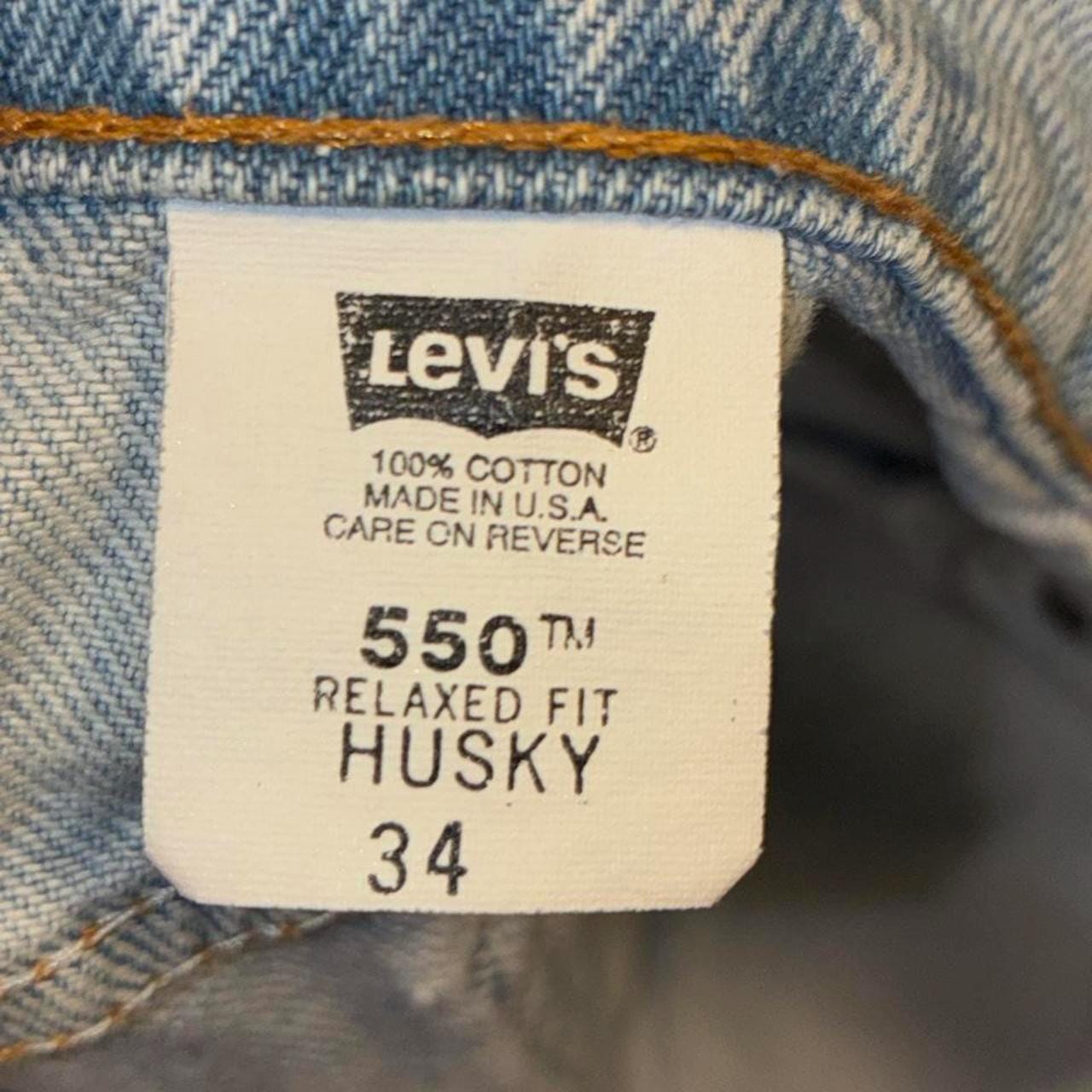 Vintage Levi's 550 Orange Tab Denim Shorts