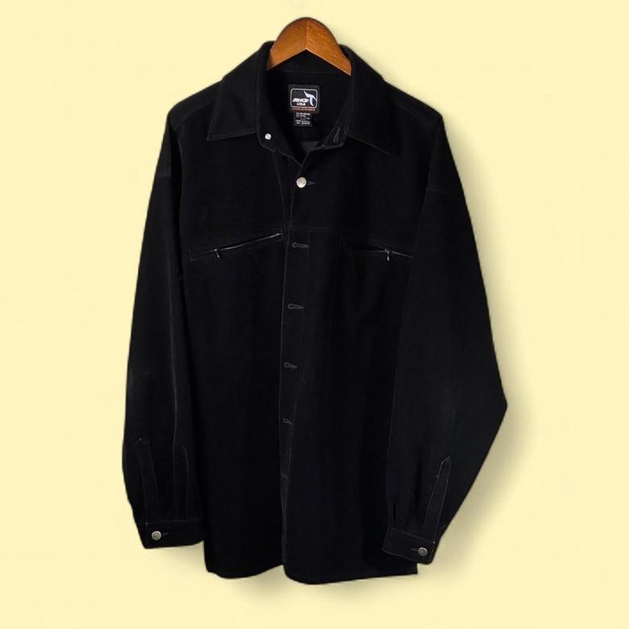 Black Velvet Mi Ka USA Shirt Jacket