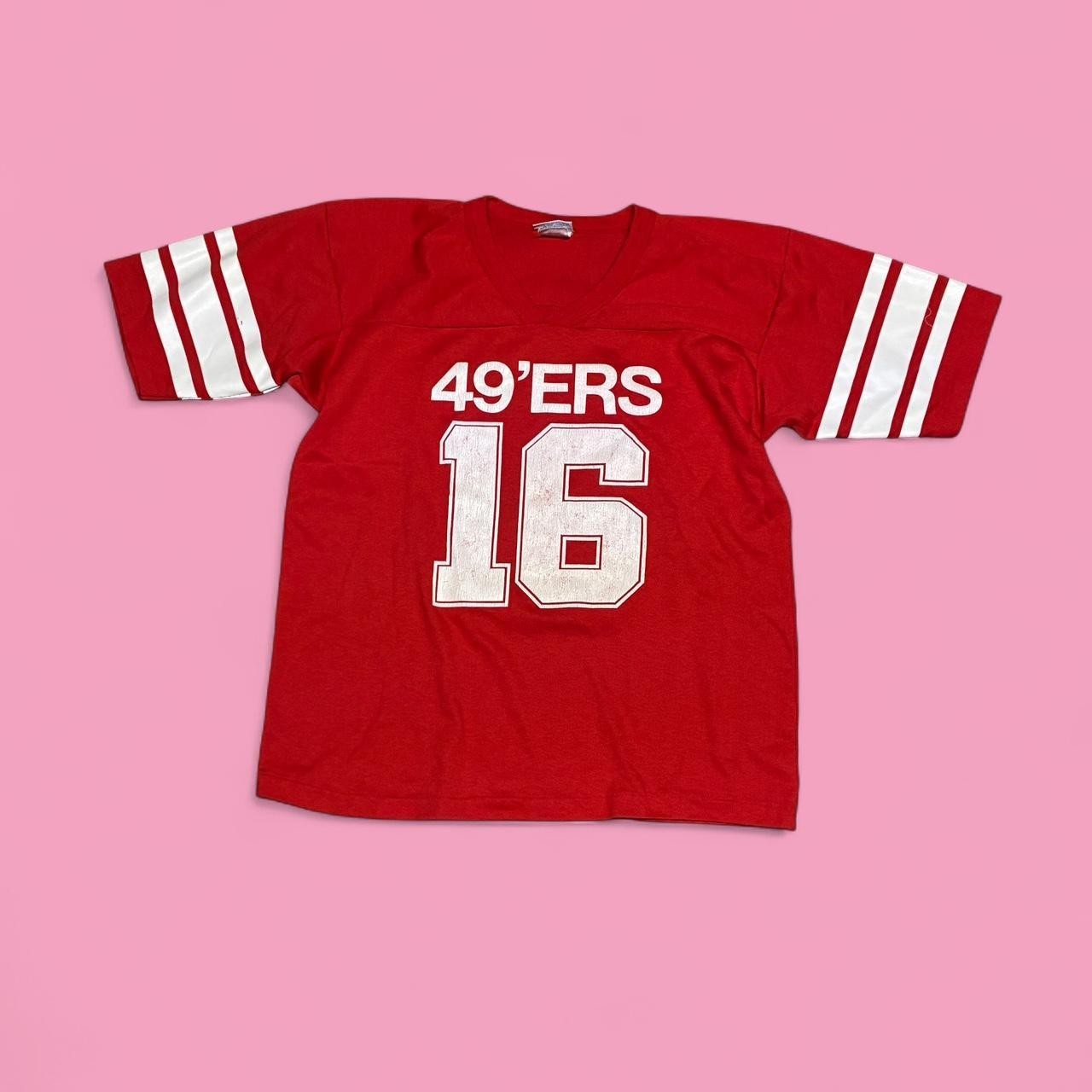Vintage 80s Salem Sportswear San Francisco 49ers Jersey T Shirt