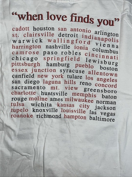 90s Vince Gill Tour T Shirt