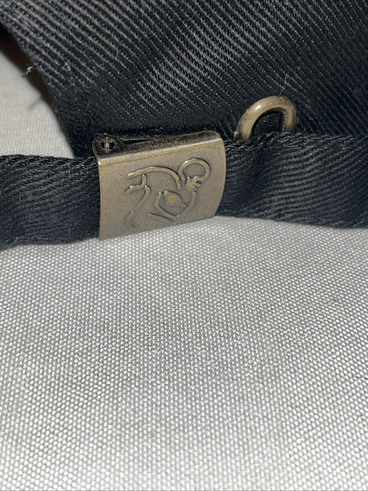 Vintage 90s Players Inc NFL Football Strapback Hat Black