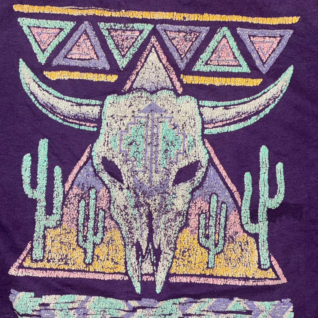Vintage Screen Stars Steer Skull T-shirt