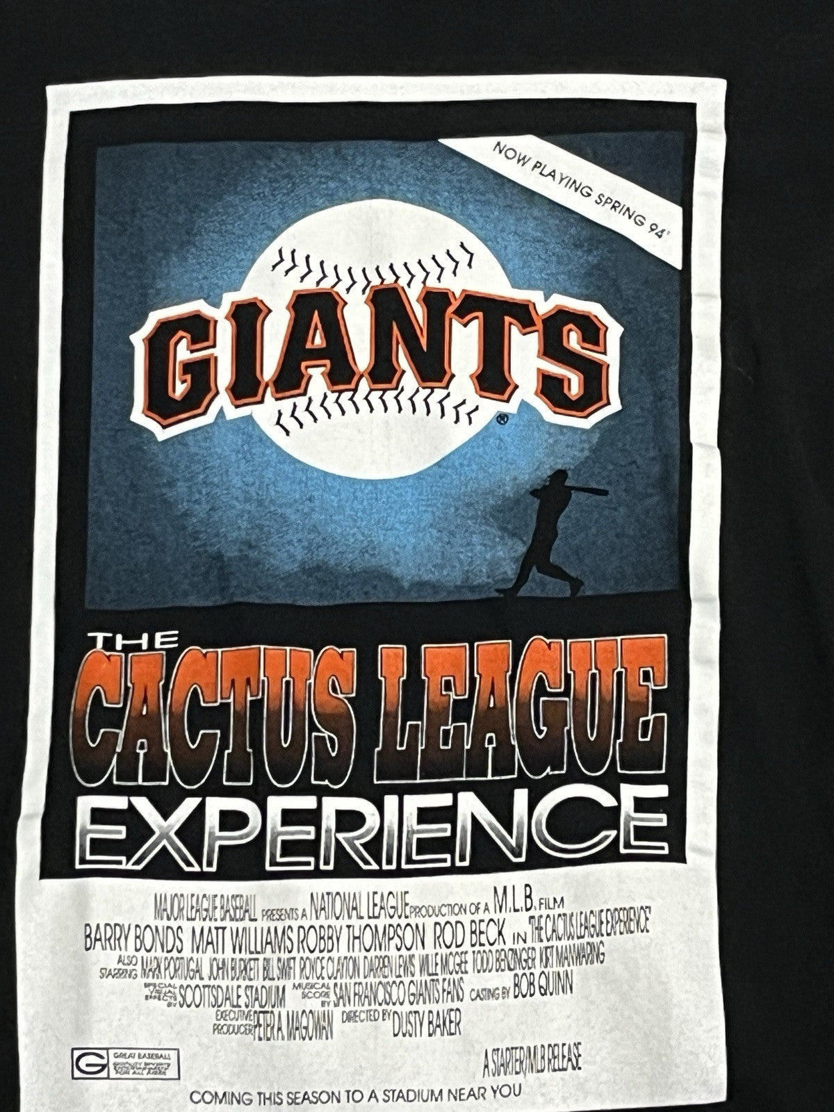 Vintage Youth Starter SF Giants Cactus League 94 T Shirt
