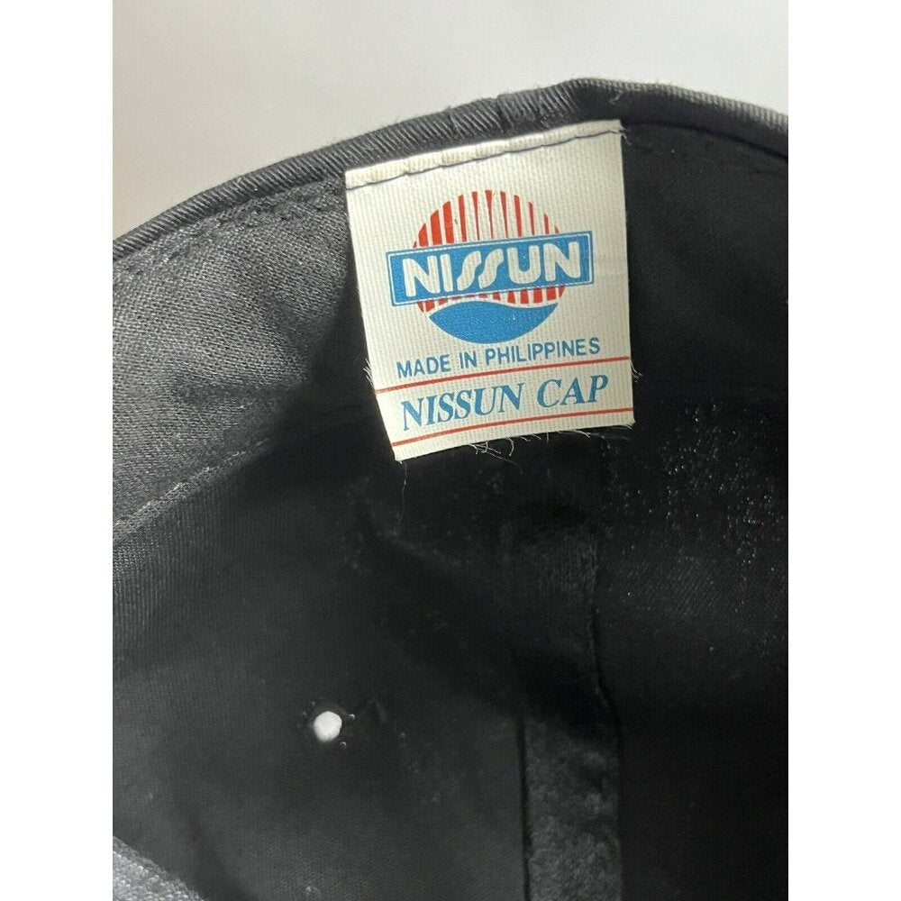 Vintage 90s Checkered Flag Snapback Hat