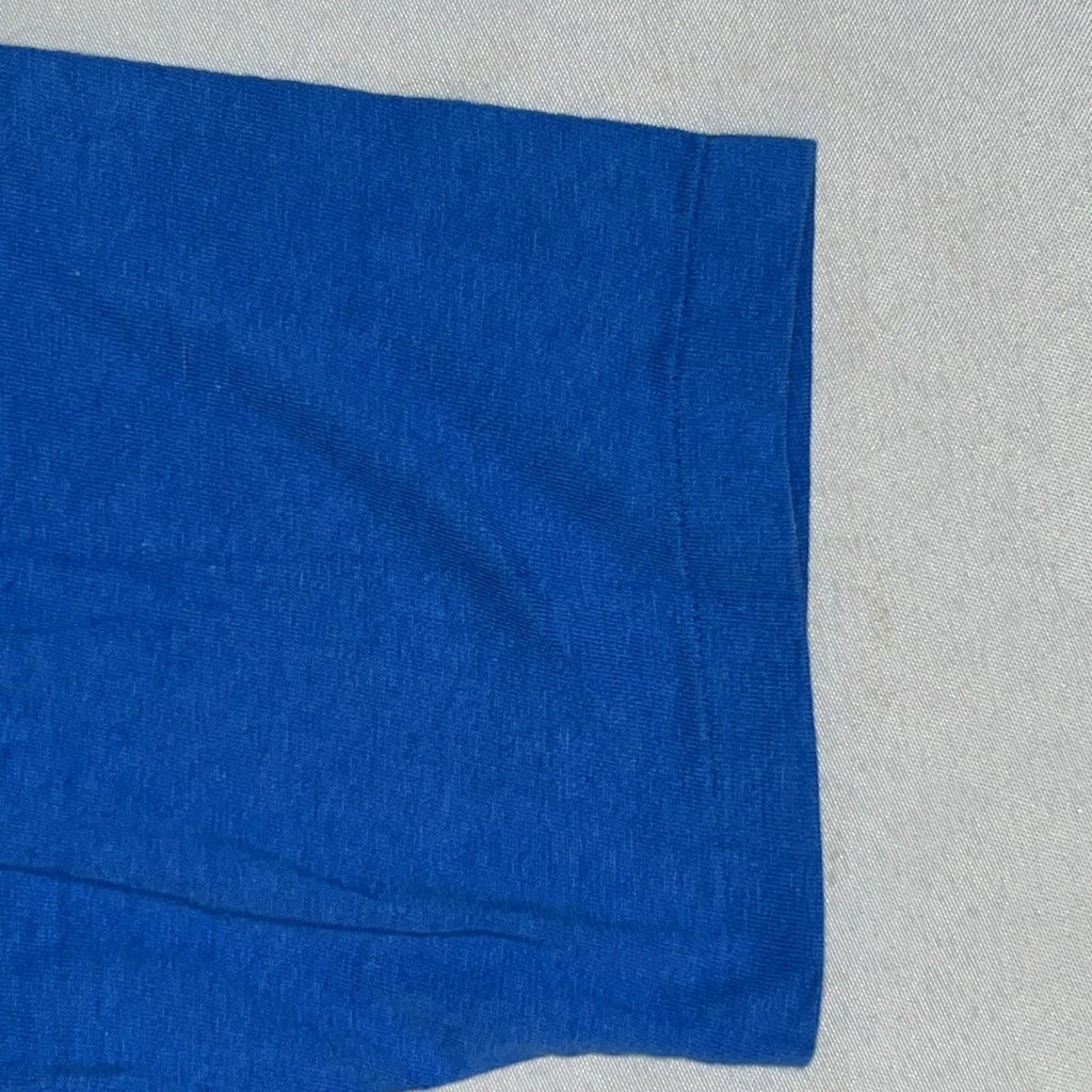 Vintage 70s Towncraft JCPenney Blank Pocket T Shirt Blue Sz L