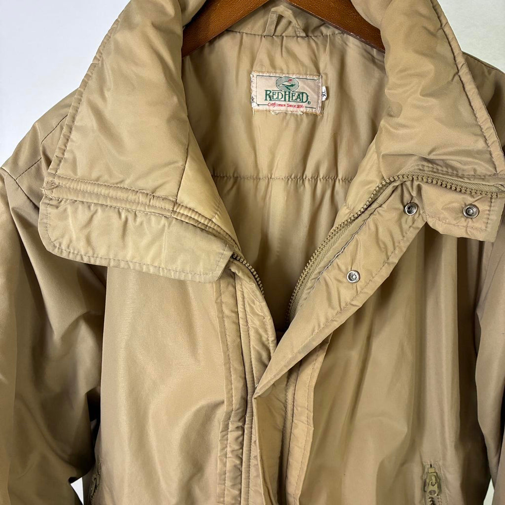 Tan Vintage Red Head Jacket