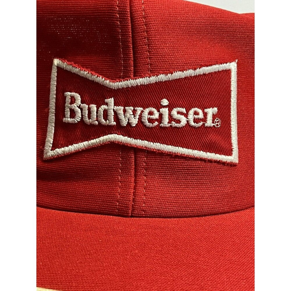 Vintage Budweiser Beer Employee Trucker Hat