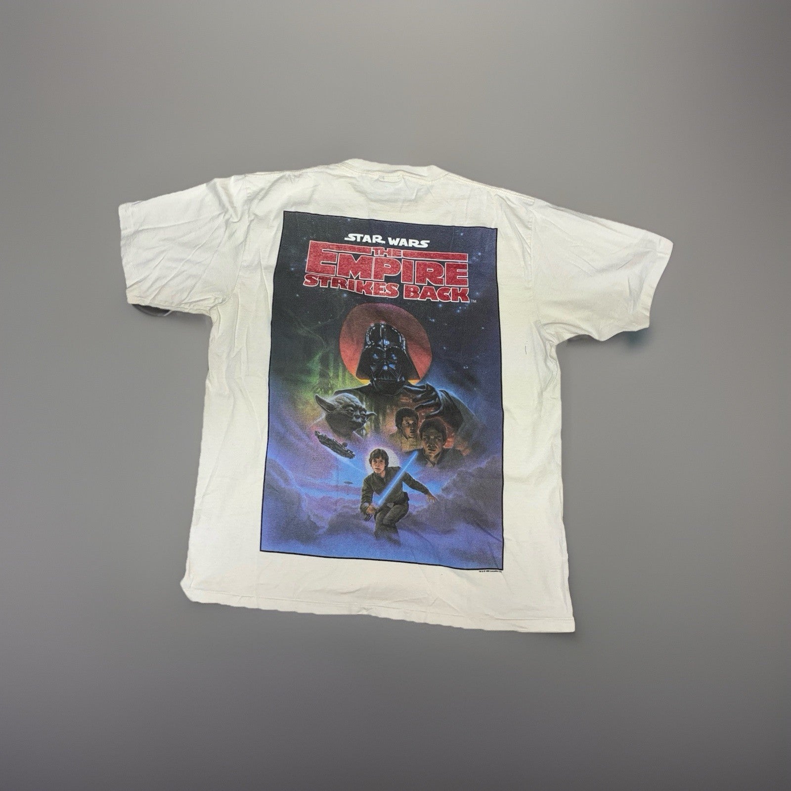 VINTAGE 1995 STAR WARS THE EMPIRE STRIKES BACK ( EPISODE 5) Sz XL RARE T SHIRT