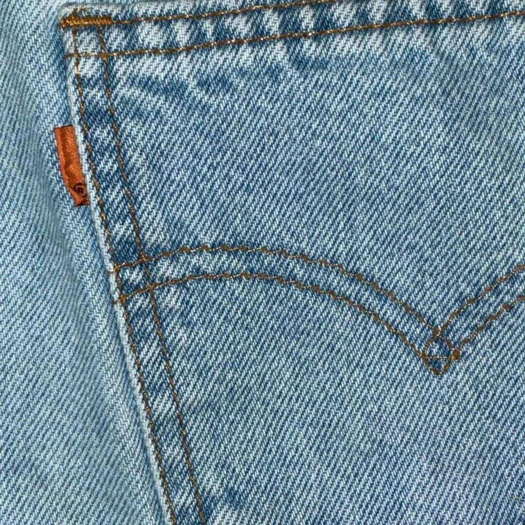 Vintage Levi's 550 Orange Tab Denim Shorts